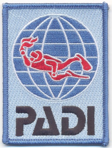 Diver embroidered iron - diver,